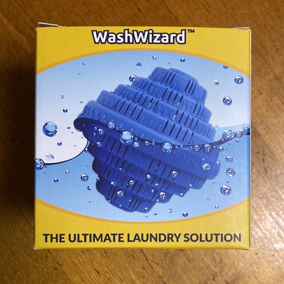 Wash Wizard Blue Ultimate Laundry Ball Washes 1500 Loads Hypoallergenic - Picture 7 of 11